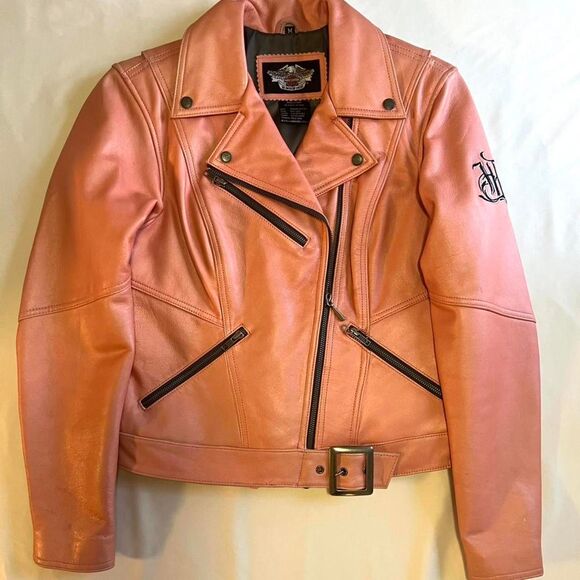 Harley-davidson Women's Pink Jacket - Picture 3 of 8